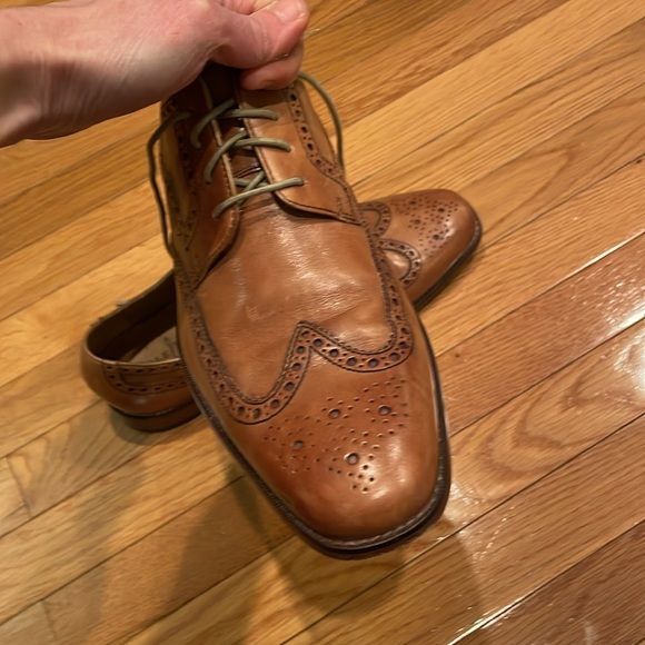 Cole Haan Brown, leather wingtip, Oxford, dress shoes, size 11 - Picture 4 of 7